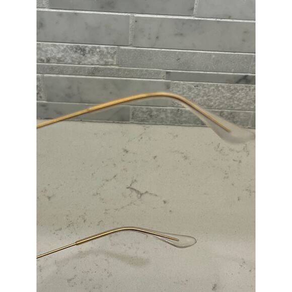 Ray-Ban Unisex Gold Blue Aviator Sunglasses RB3025 112/17 58-14 Light Scratches - Picture 5 of 7